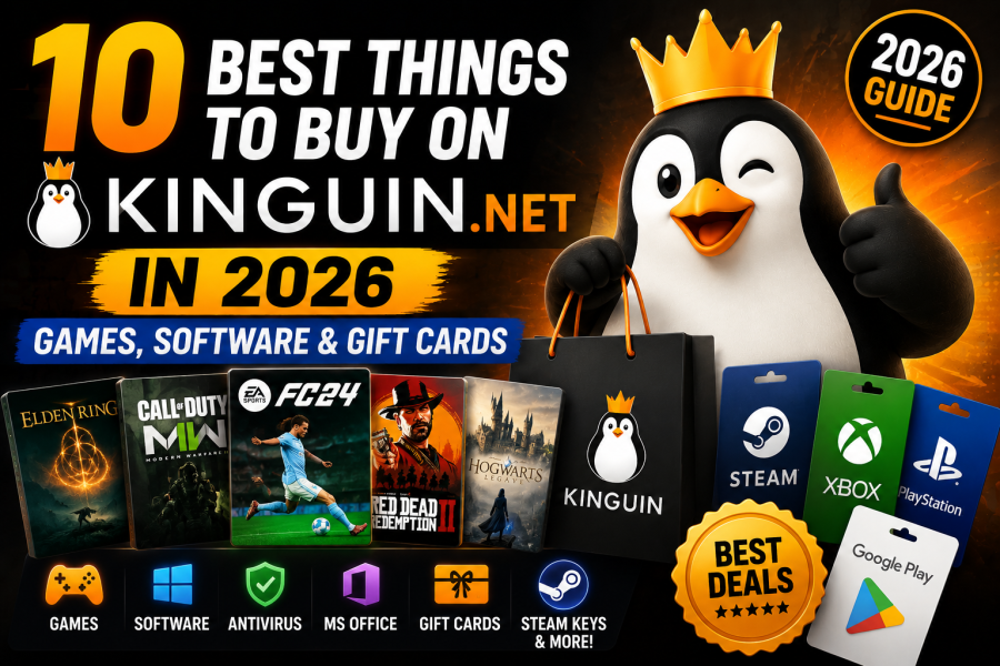 10 Best Things to Buy on Kinguin.net in 2026 (Games, Software & Gift Cards)