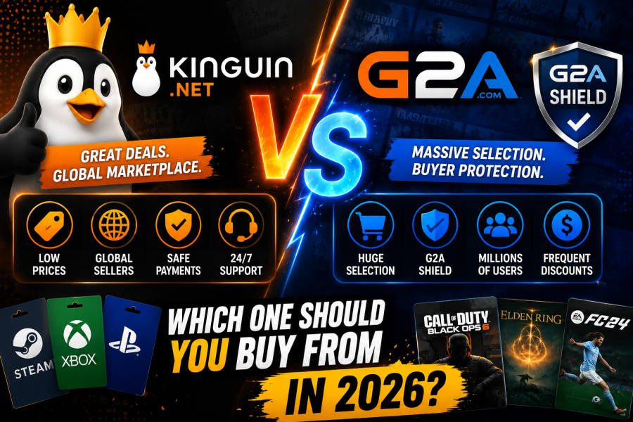 Kinguin vs G2A: Which One Should You Buy From in 2026?